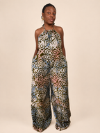 Liyah — Adire Palazzo Jumpsuit