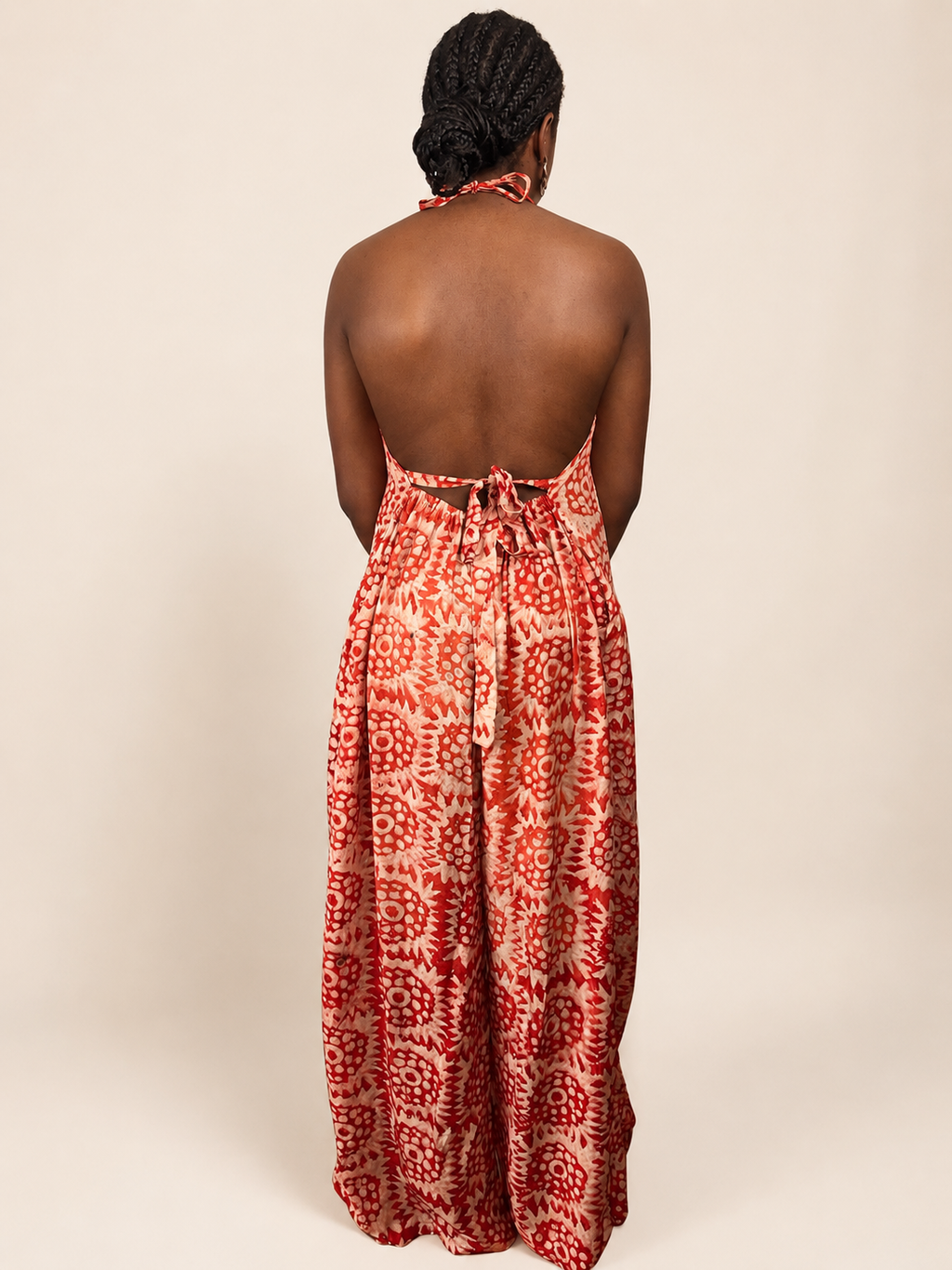 Liyah — Adire Palazzo Jumpsuit