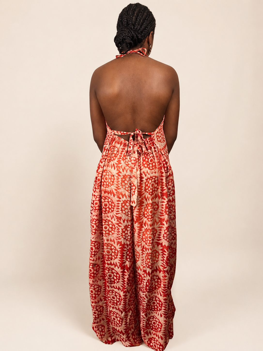Liyah — Adire Palazzo Jumpsuit