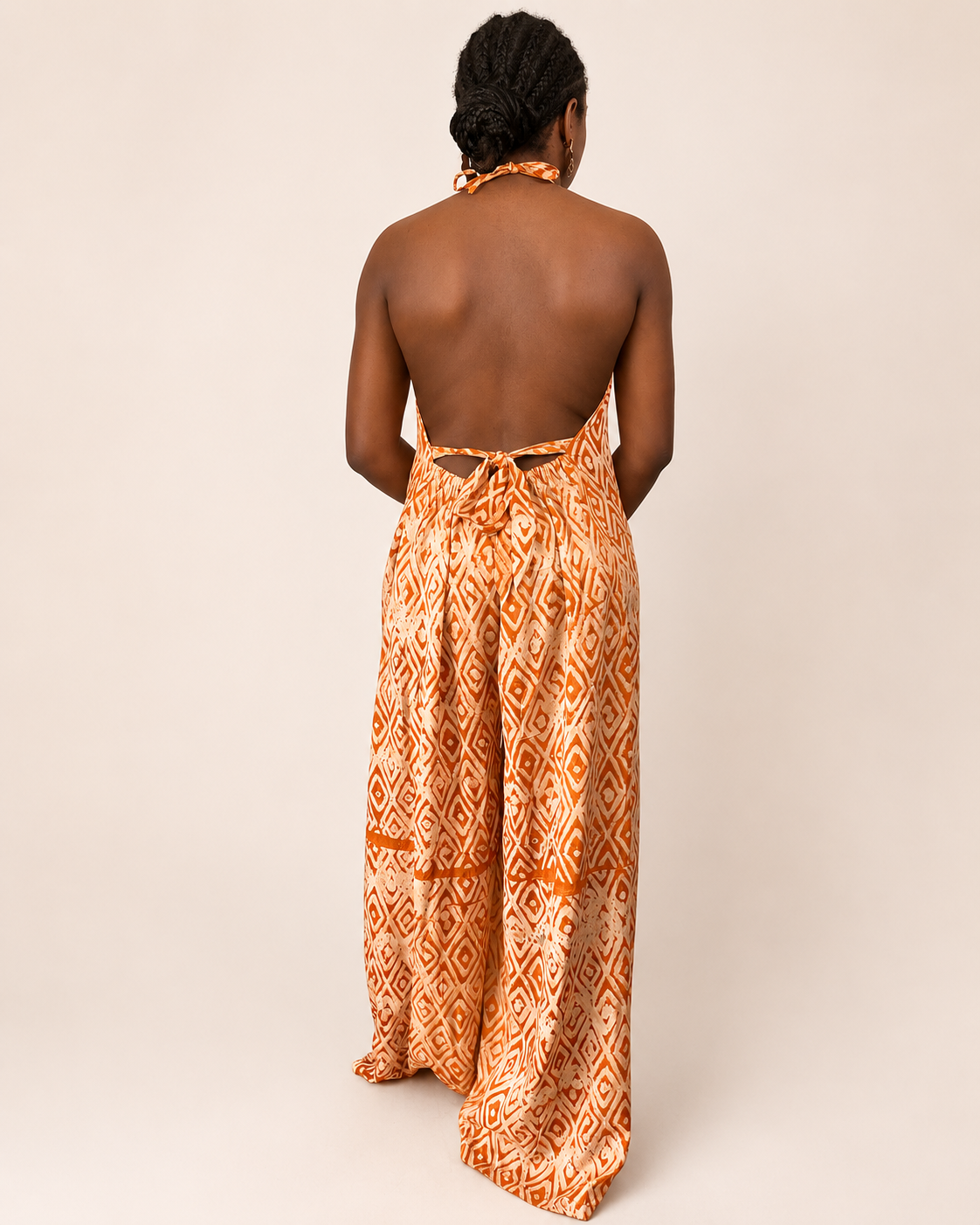 Liyah — Adire Palazzo Jumpsuit