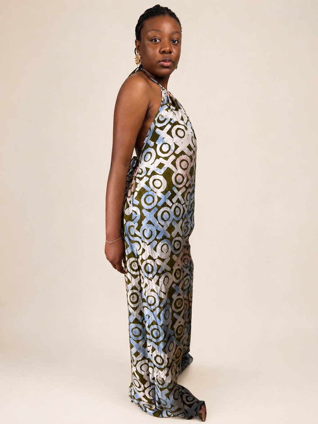 Liyah — Adire Palazzo Jumpsuit