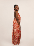 Liyah — Adire Palazzo Jumpsuit