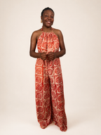 Liyah — Adire Palazzo Jumpsuit