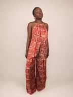 Liyah — Adire Palazzo Jumpsuit