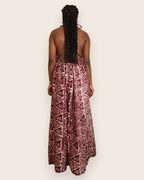 Alara — Adire Halter Maxi Dress
