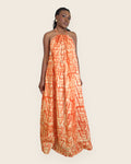 Alara — Adire Halter Maxi Dress