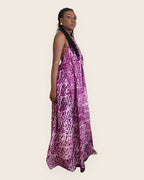 Alara — Adire Halter Maxi Dress