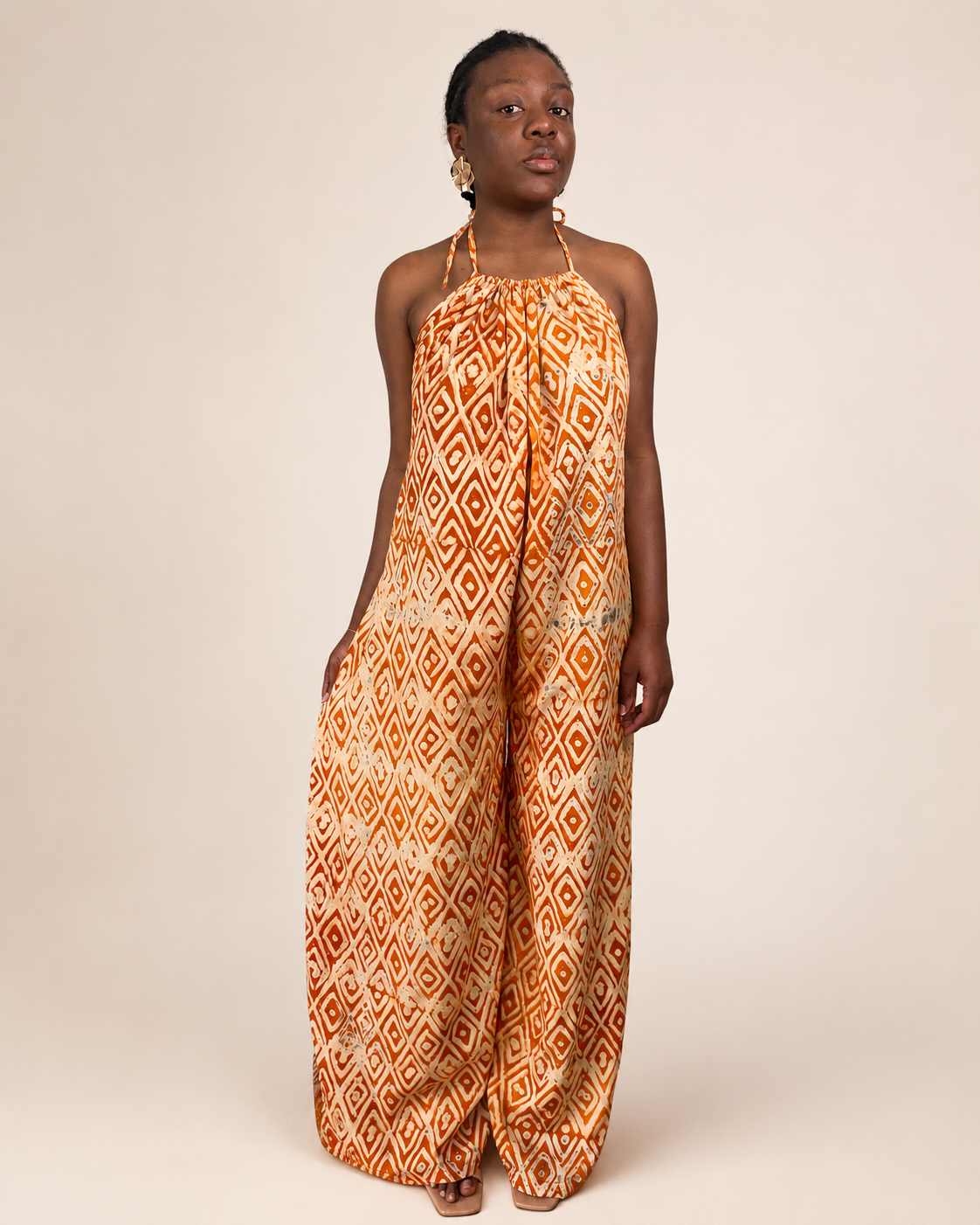 Liyah — Adire Palazzo Jumpsuit