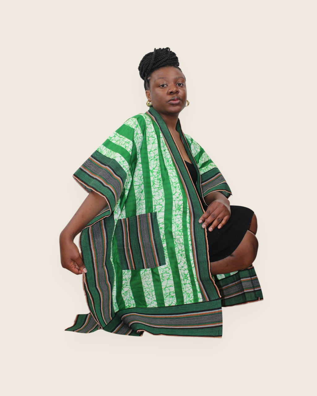 Amara — Adire Kimono Robe