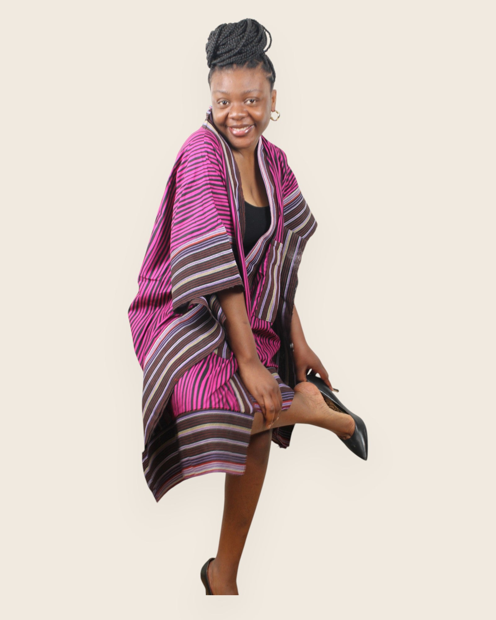 Amara — Adire Kimono Robe