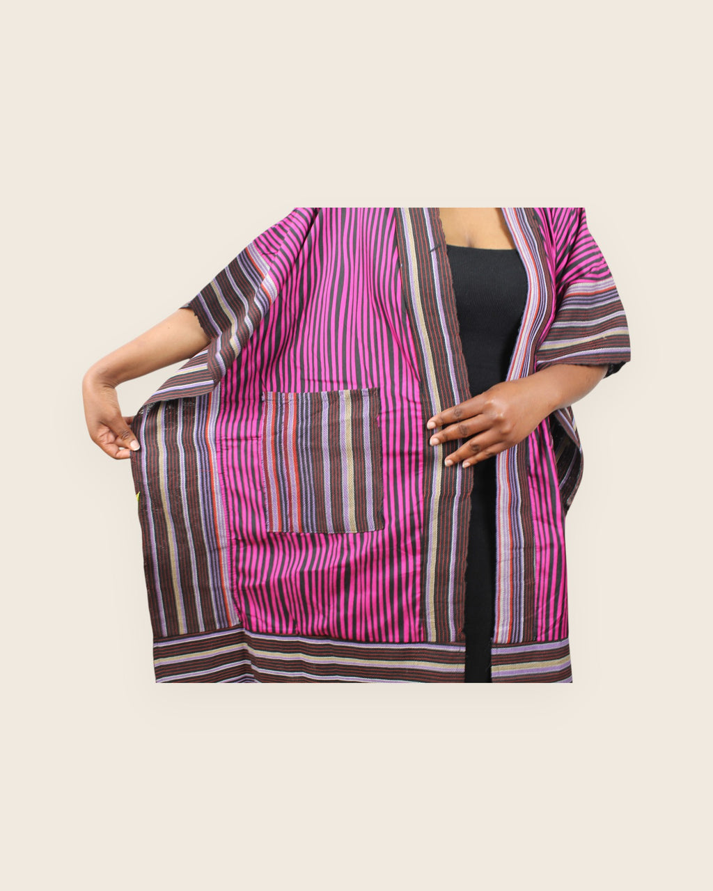 Amara — Robe Kimono Adire