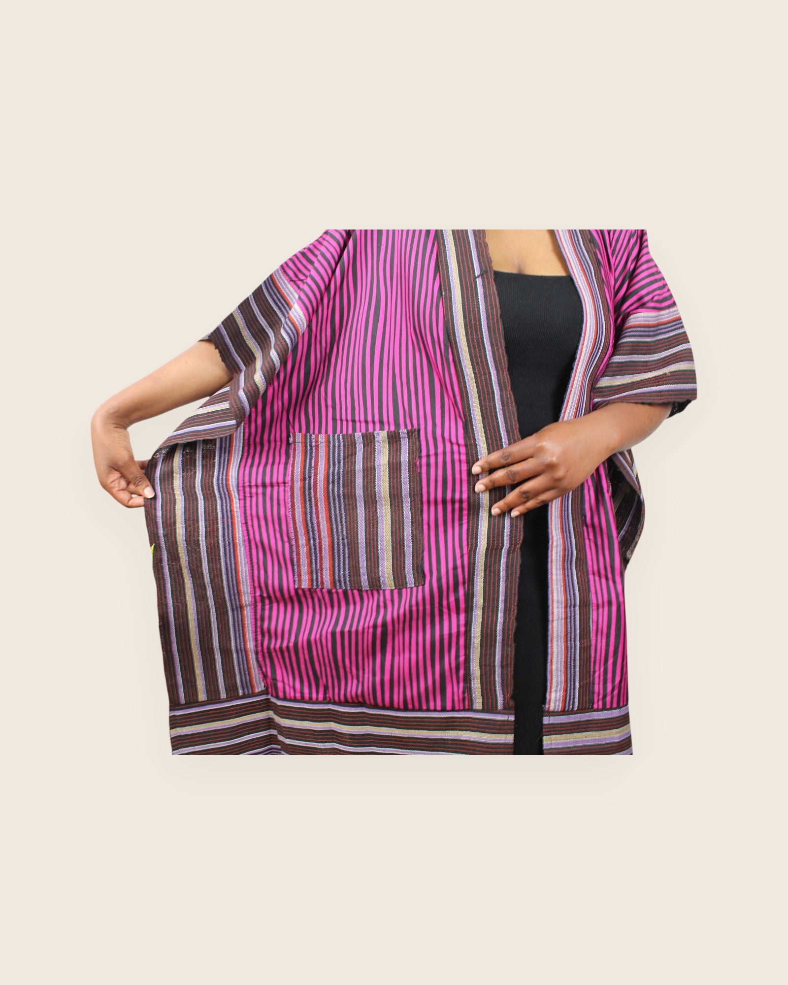 Amara — Robe Kimono Adire