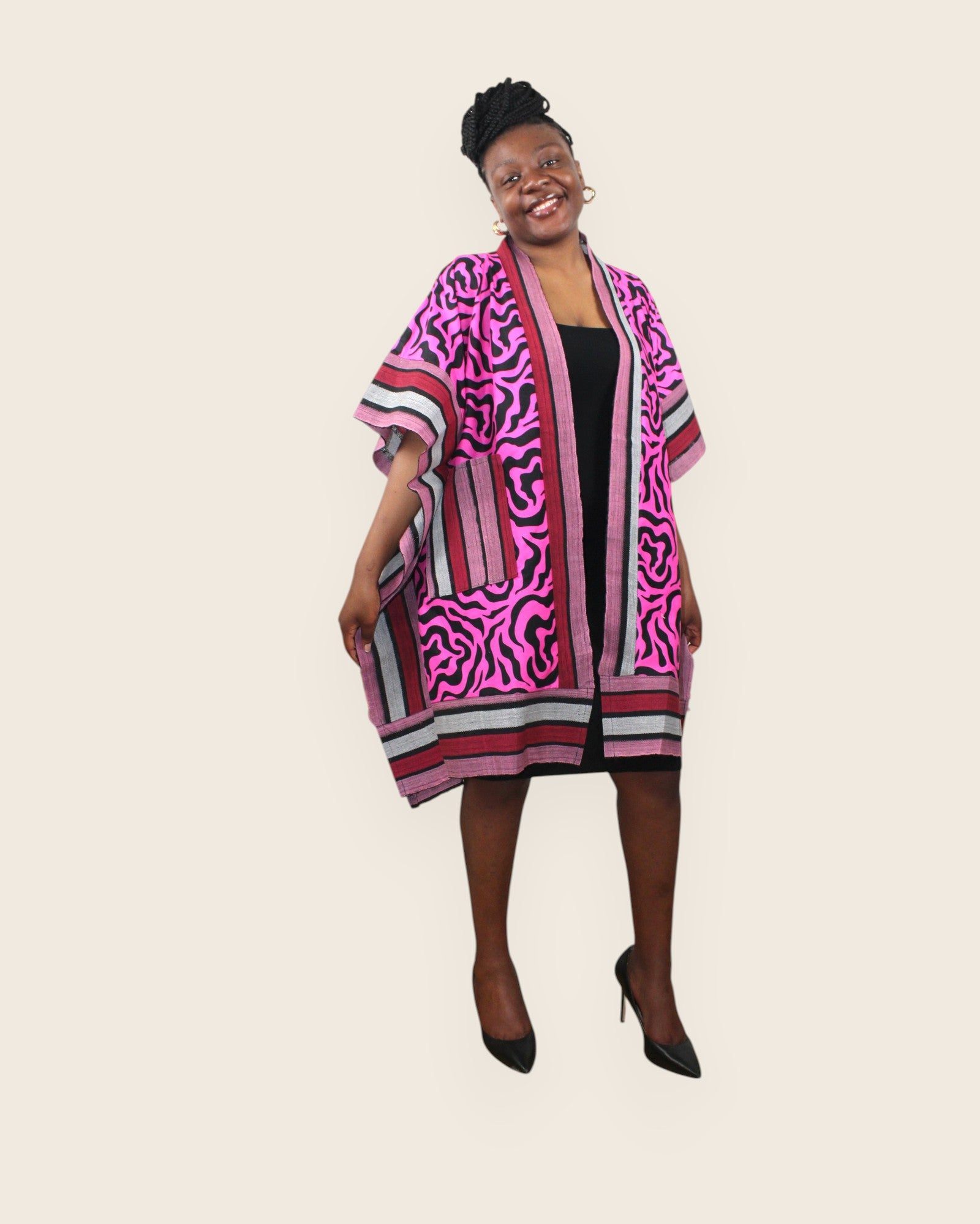 Amara — Adire Kimono Robe