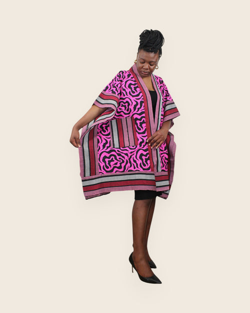 Amara — Adire Kimono Robe