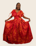Naylah — Adire Tiered Maxi Dress