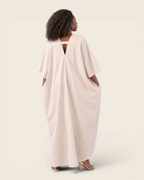 Amari — Adire Kaftan Dress